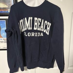 Miami Beach Crewneck Mens Small USED